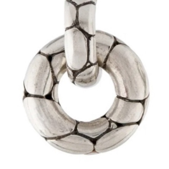 JOHN HARDY Kali Door Knocker Pierced Earring / STERLING SILVER (Single Earring) - Picture 3 of 10